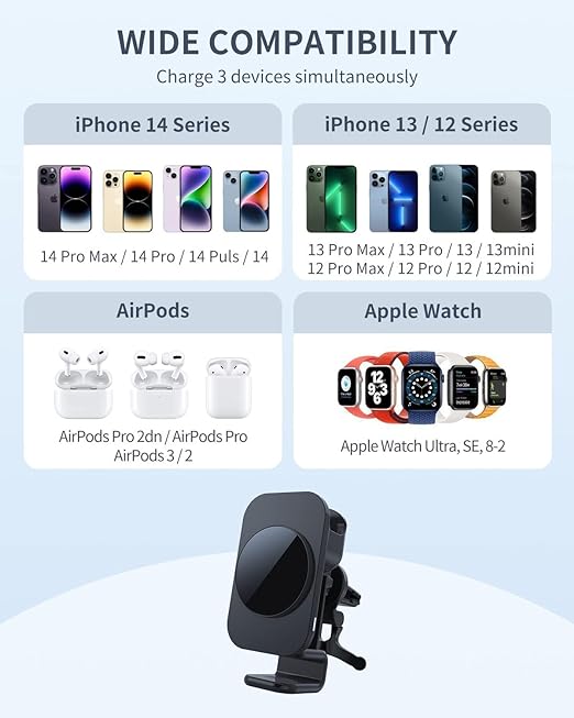 airpods wireless car charger