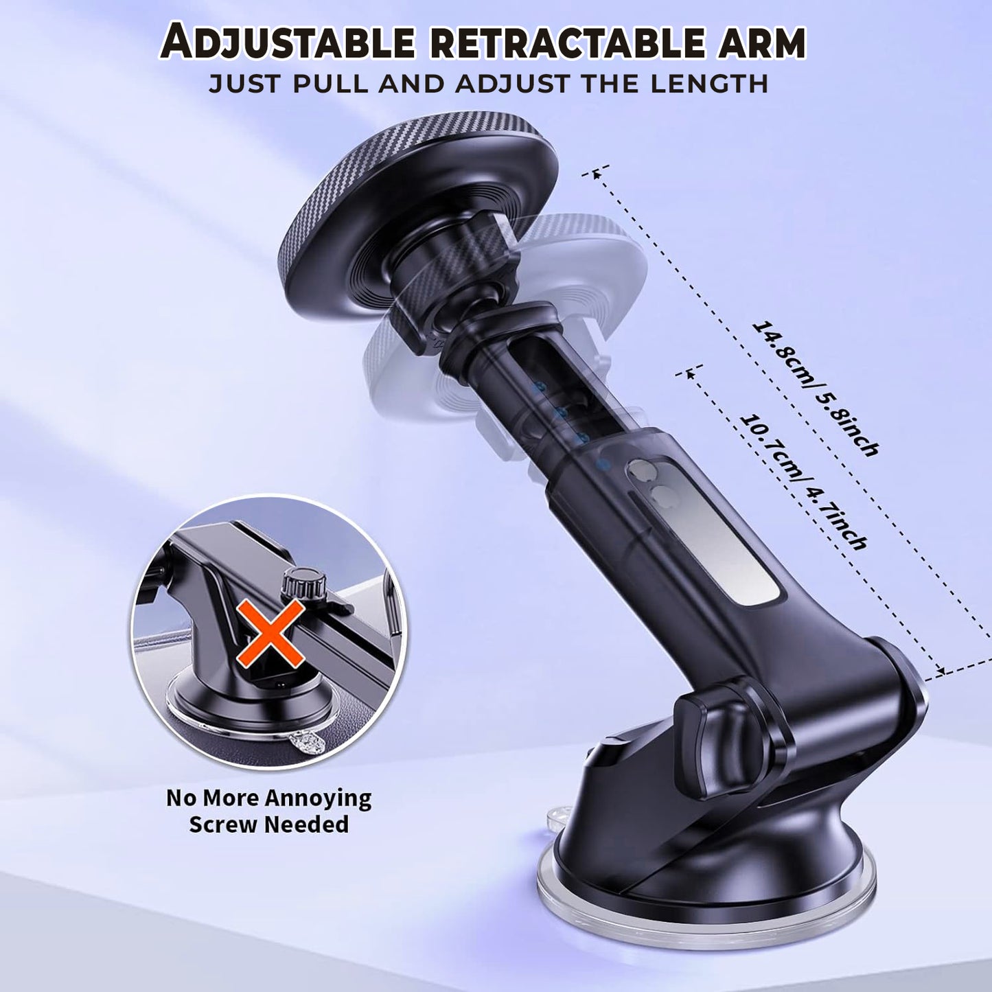 ultra solid suction cup phone holder